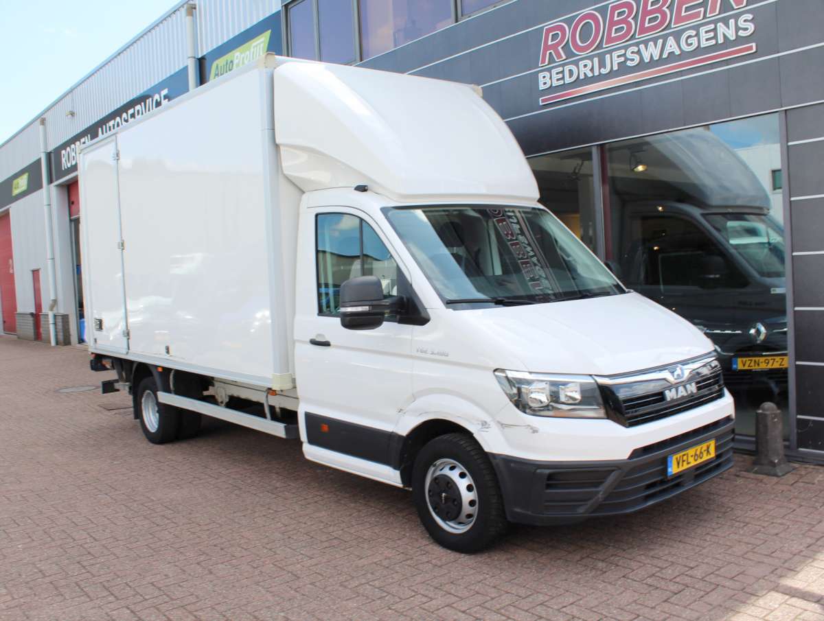 Man TGE 2.0 3.180 Bakwagen – Laadklep 1000 kg Hefv. / Dubbellucht