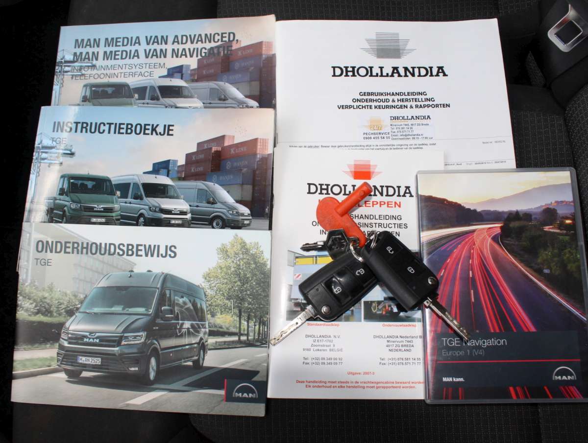 Man TGE 2.0 3.180 Bakwagen – Laadklep 1000 kg Hefv. / Dubbellucht