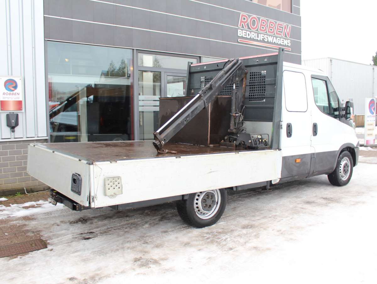 Iveco Daily 35S12D 2.3 345 Dub. Cabine Open Laadbak Kraan