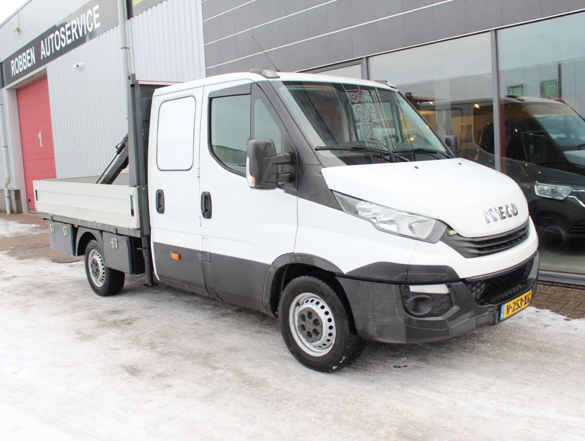 Iveco Daily 35S12D 2.3 345 Dub. Cabine Open Laadbak Kraan