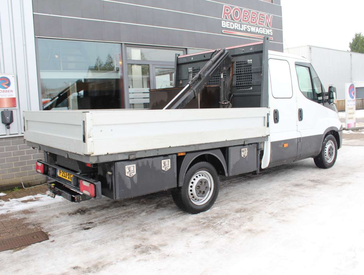 Iveco Daily 35S12D 2.3 345 Dub. Cabine Open Laadbak Kraan