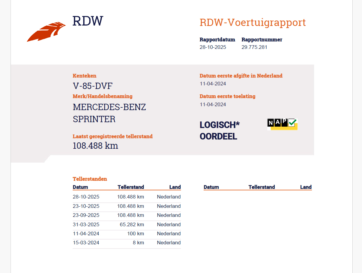 Mercedes-Benz Sprinter 315 1.9 CDI RWD Koelwagen Bakwagen L2