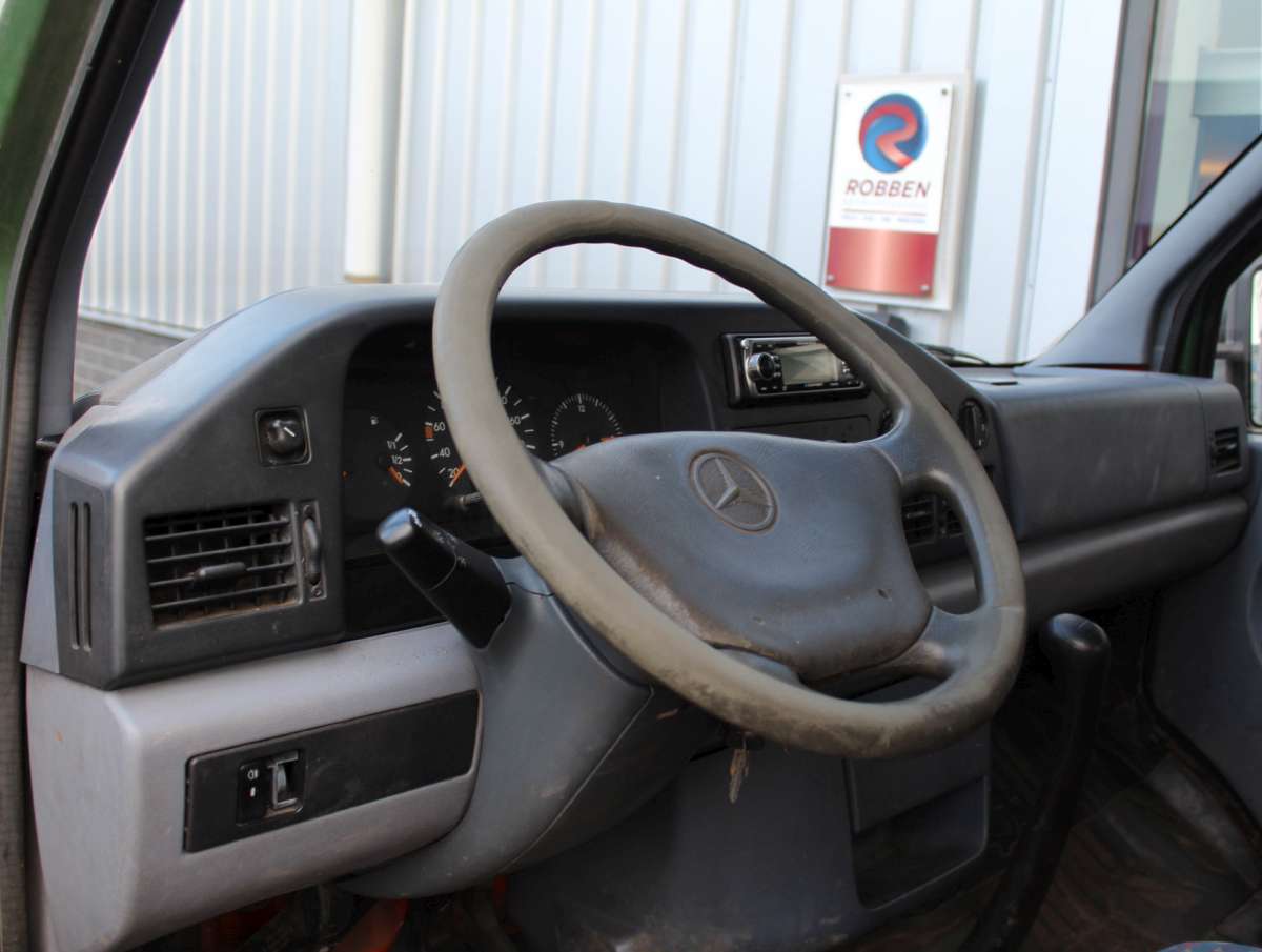 Mercedes-Benz Sprinter 412 D lang Open Laadbak Dubbele Cabine Dubbellucht Trekhaak