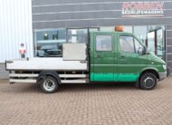 Mercedes-Benz Sprinter 412 D lang Open Laadbak Dubbele Cabine Dubbellucht Trekhaak