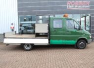 Mercedes-Benz Sprinter 412 D lang Open Laadbak Dubbele Cabine Dubbellucht Trekhaak