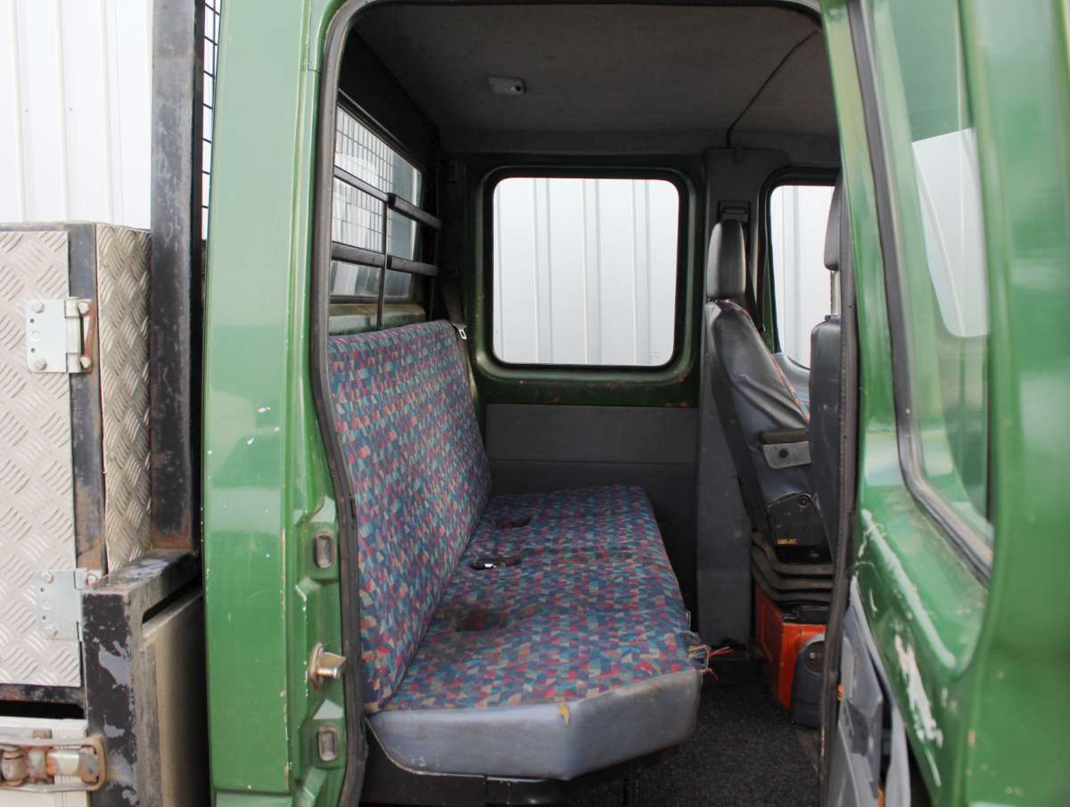 Mercedes-Benz Sprinter 412 D lang Open Laadbak Dubbele Cabine Dubbellucht Trekhaak