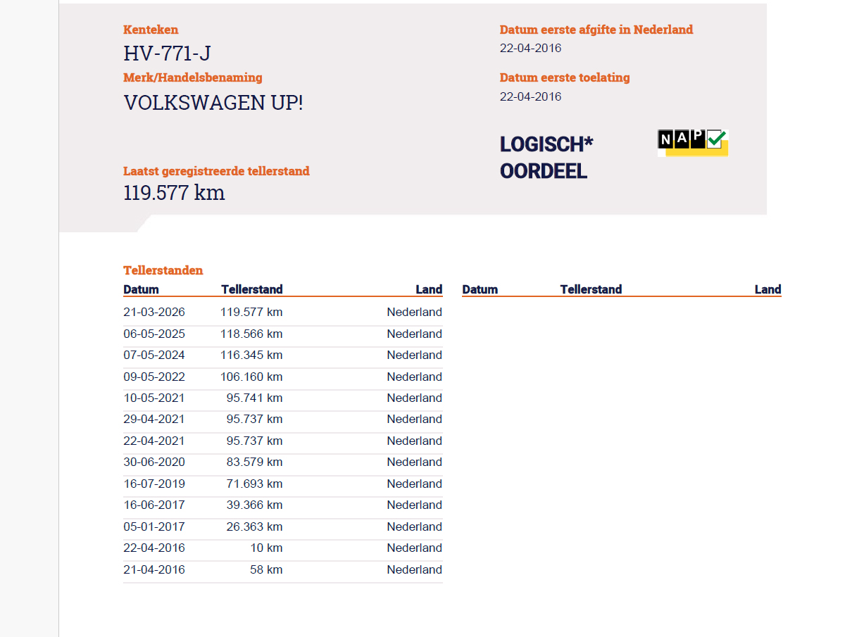 Volkswagen Up! 1.0 move up! BlueMotion Airco/Navigatie