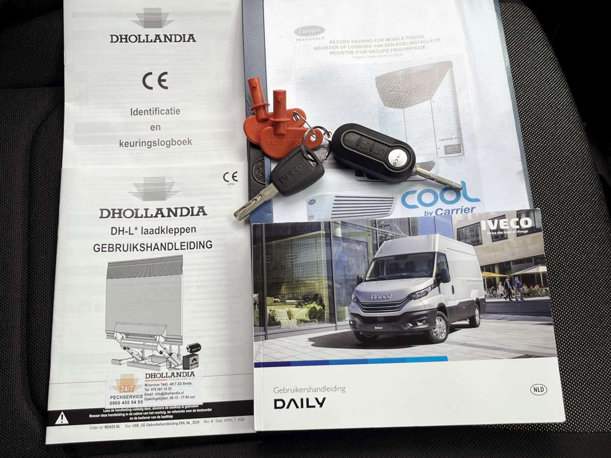 Iveco Daily 35C14 Aut. Koelwagen Vrieswagen Bakwagen Laadklep Dubbellucht